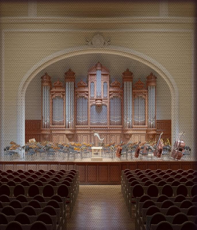 Orchestra stage