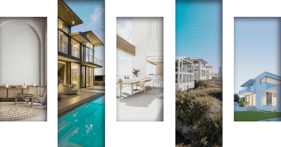 Real estate image collage
